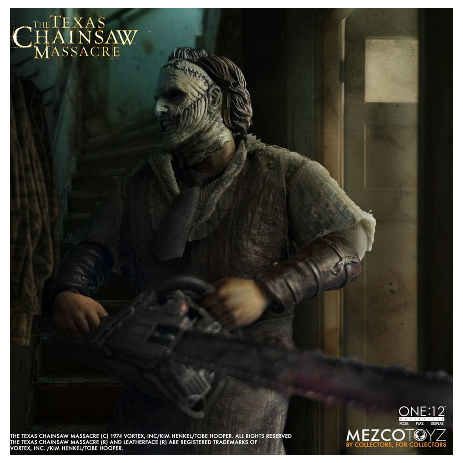 Texas Chainsaw Massacre (2003) akcijska figura 1/12 Leatherface 17 cm fotografija izdelka