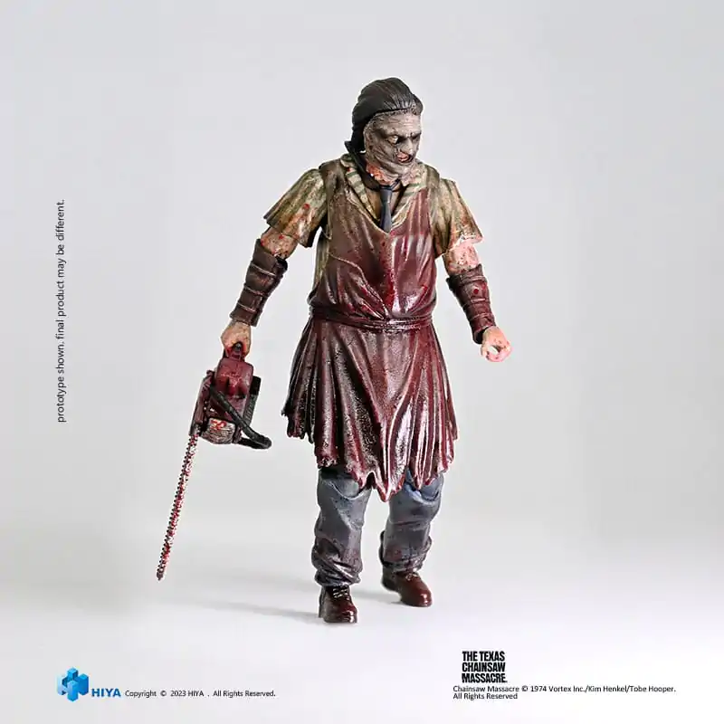 Texas Chainsaw Massacre (2003) Exquisite Mini Akcijska Figura 1/18 Thomas Hewitt Slaughter Version 11 cm fotografija izdelka