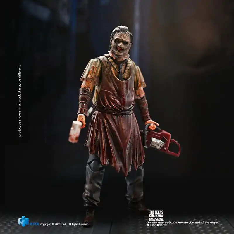 Texas Chainsaw Massacre (2003) Exquisite Mini Akcijska Figura 1/18 Thomas Hewitt Slaughter Version 11 cm fotografija izdelka