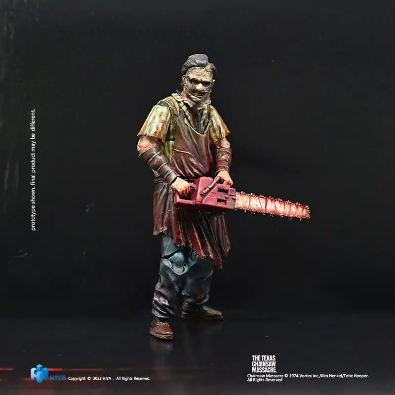 Texas Chainsaw Massacre (2003) Exquisite Mini Akcijska Figura 1/18 Thomas Hewitt Slaughter Version 11 cm fotografija izdelka