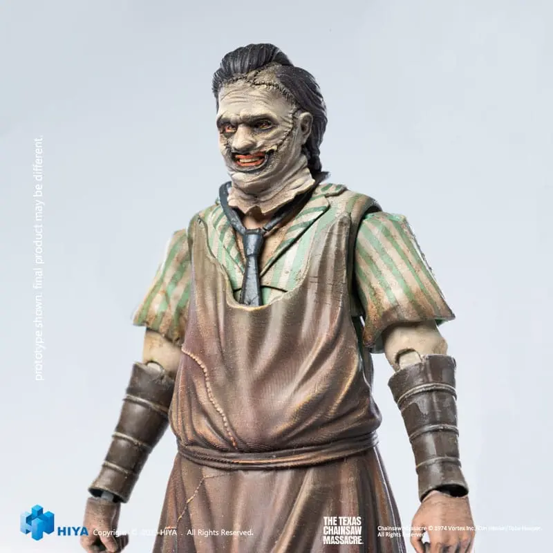 Texas Chainsaw Massacre (2003) Exquisite Mini Akcijska Figura 1/18 Leatherface 2003 Killing Mask 11 cm fotografija izdelka