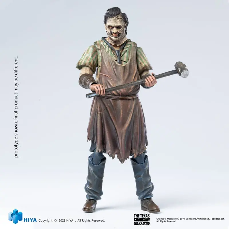 Texas Chainsaw Massacre (2003) Exquisite Mini Akcijska Figura 1/18 Leatherface 2003 Killing Mask 11 cm fotografija izdelka