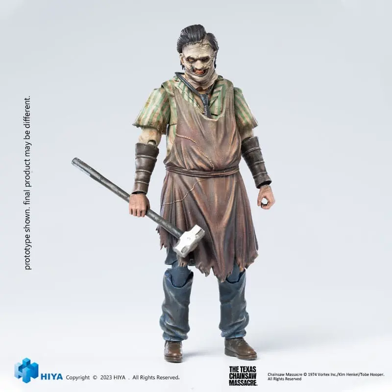 Texas Chainsaw Massacre (2003) Exquisite Mini Akcijska Figura 1/18 Leatherface 2003 Killing Mask 11 cm fotografija izdelka