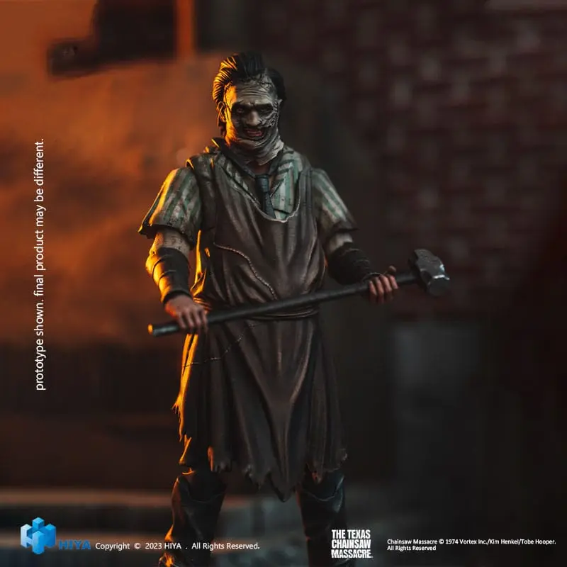 Texas Chainsaw Massacre (2003) Exquisite Mini Akcijska Figura 1/18 Leatherface 2003 Killing Mask 11 cm fotografija izdelka