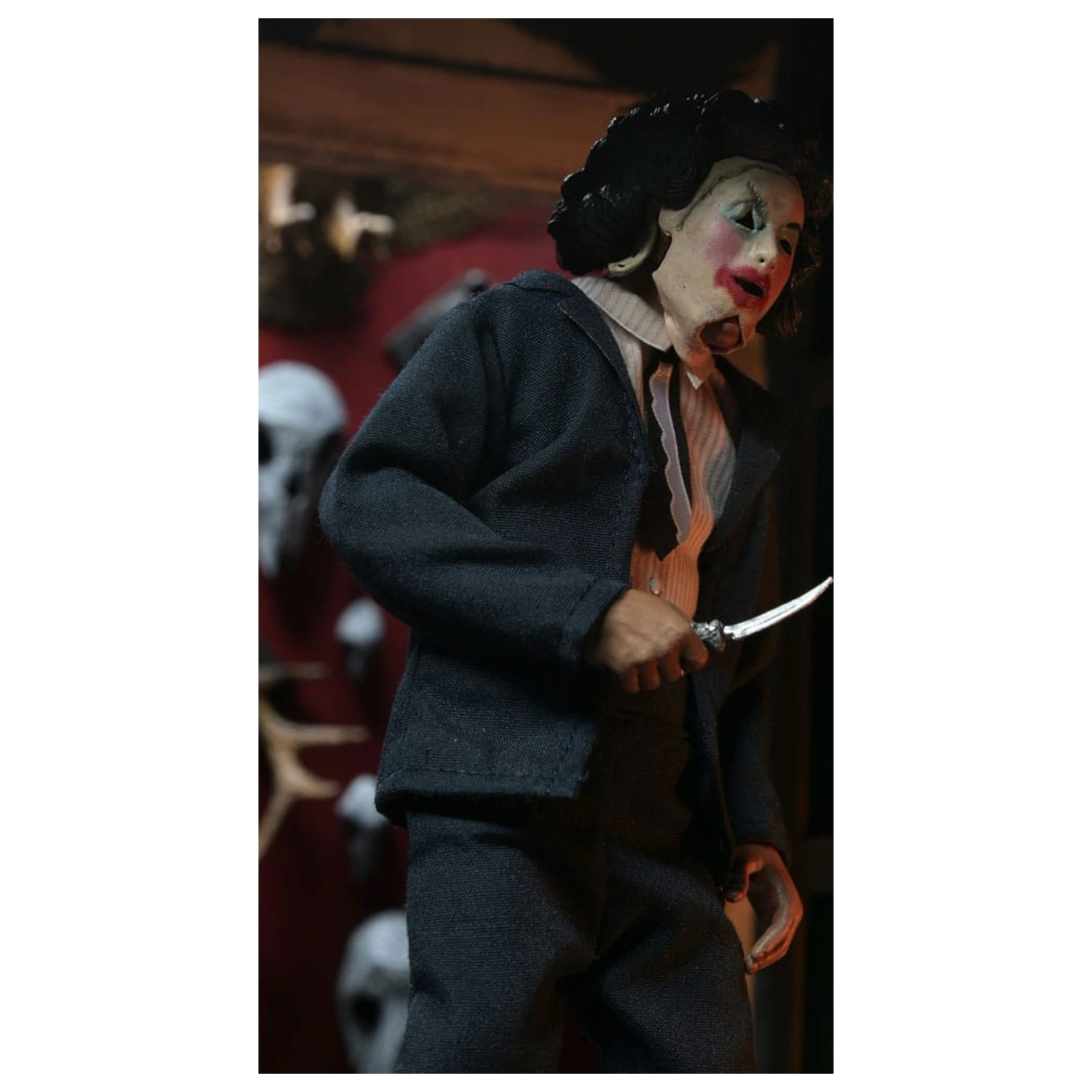 Texas Chainsaw Massacre Oblečena akcijska figura Pretty Woman Leatherface 20 cm fotografija izdelka