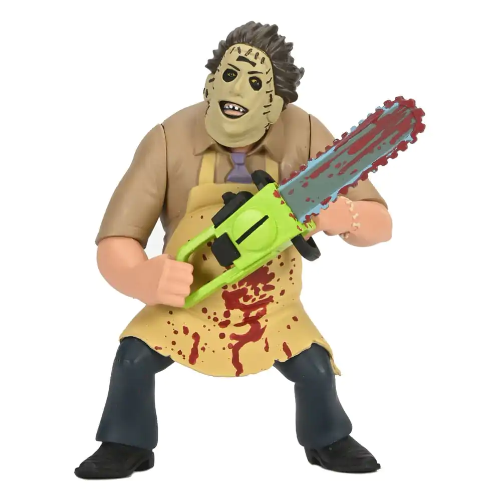 Texas Chainsaw Massacre Toony Terrors Akcijska Figura 50. Obletnica Leatherface (Krvavi) 15 cm fotografija izdelka