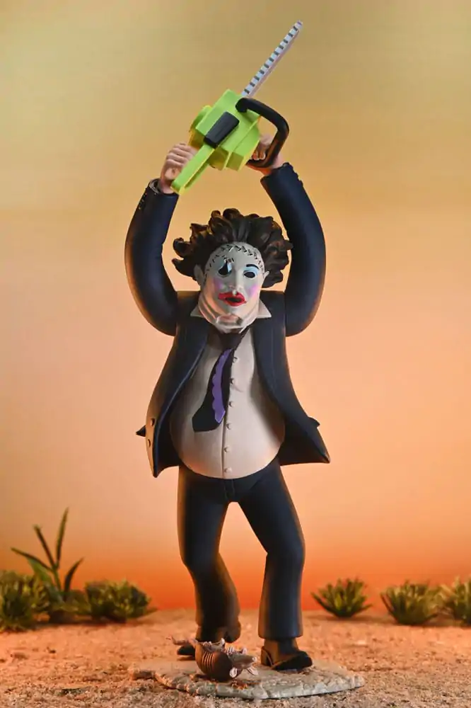 Texas Chainsaw Massacre Toony Terrors Akcijska Figura 50th Anniversary Pretty Woman Leatherface 15 cm fotografija izdelka