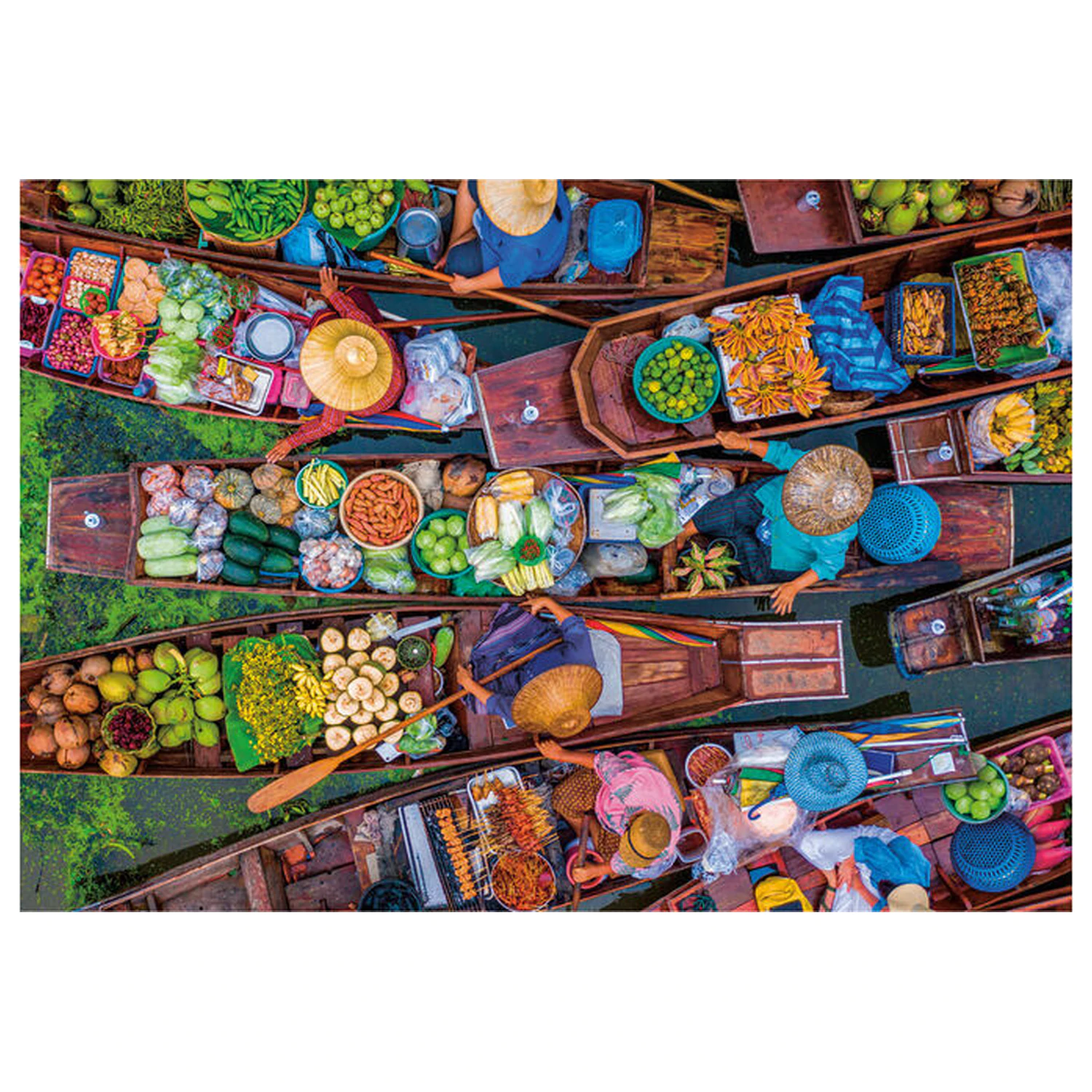 Thai Floating Market sestavljanka 1000 kosov fotografija izdelka