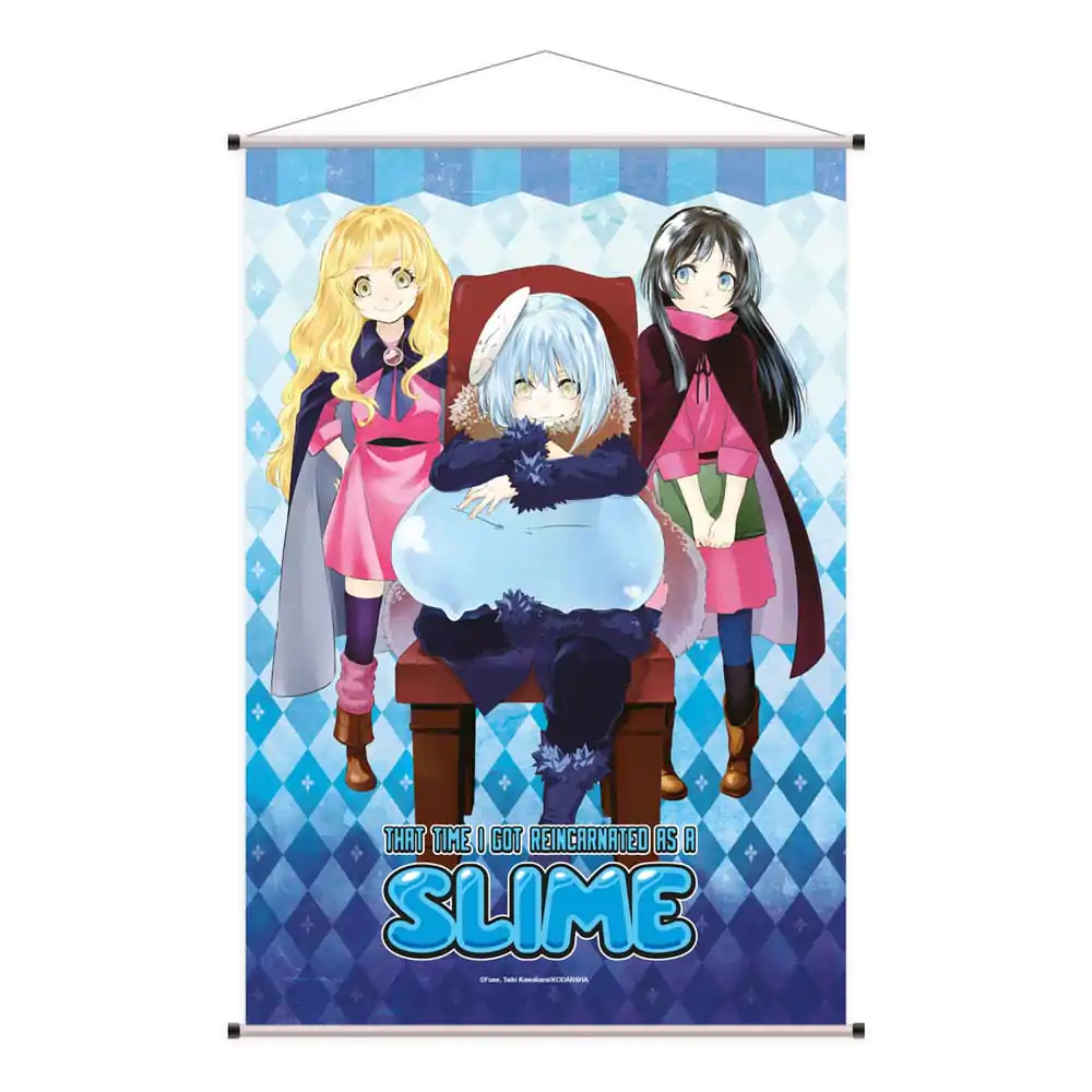 That Time I Got Reincarnated as a Slime stenska tapeta Rimuru, Alice, Chloe 60 x 90 cm fotografija izdelka