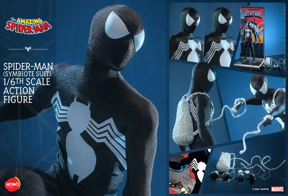 Akcijska figura The Amazing Spider-Man 1/6 Spider-Man (Symbiote Suit) 30 cm fotografija izdelka