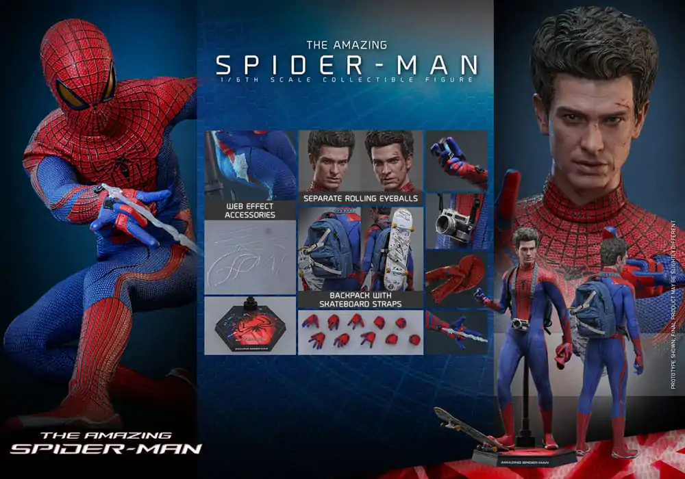 The Amazing Spider-Man Movie Masterpiece akcijska figura 1/6 Spider-Man 30 cm fotografija izdelka