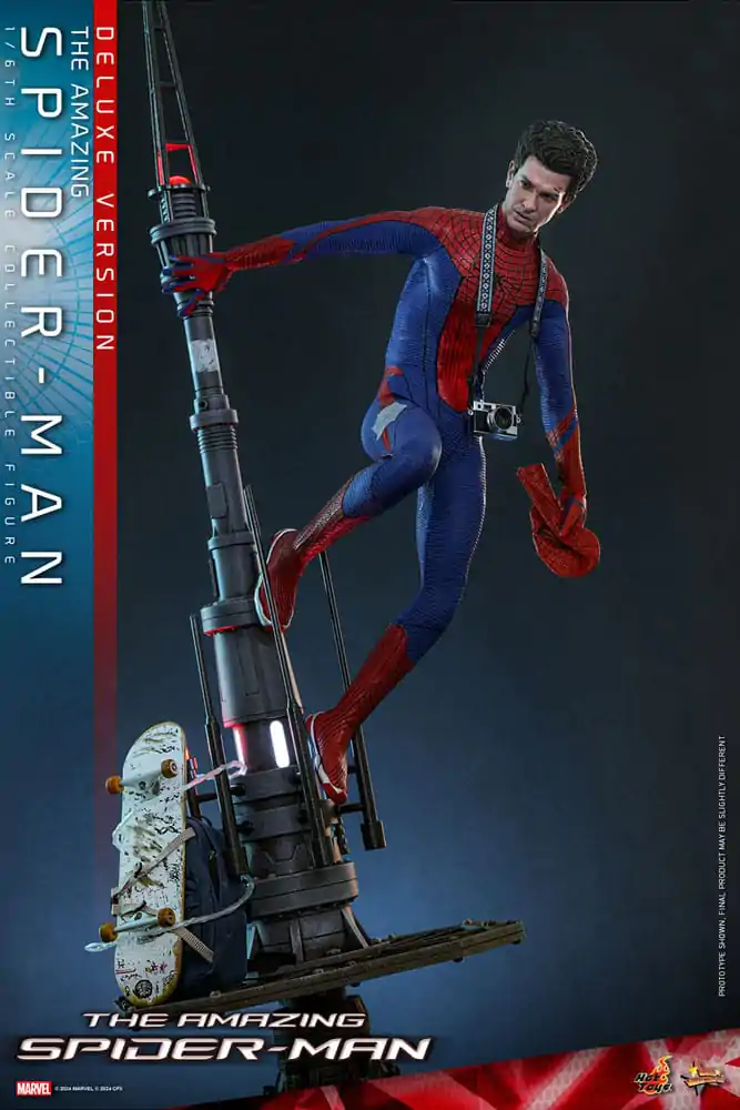 The Amazing Spider-Man Movie Masterpiece Akcijska figura 1/6 Spider-Man (Deluxe Version) 30 cm fotografija izdelka