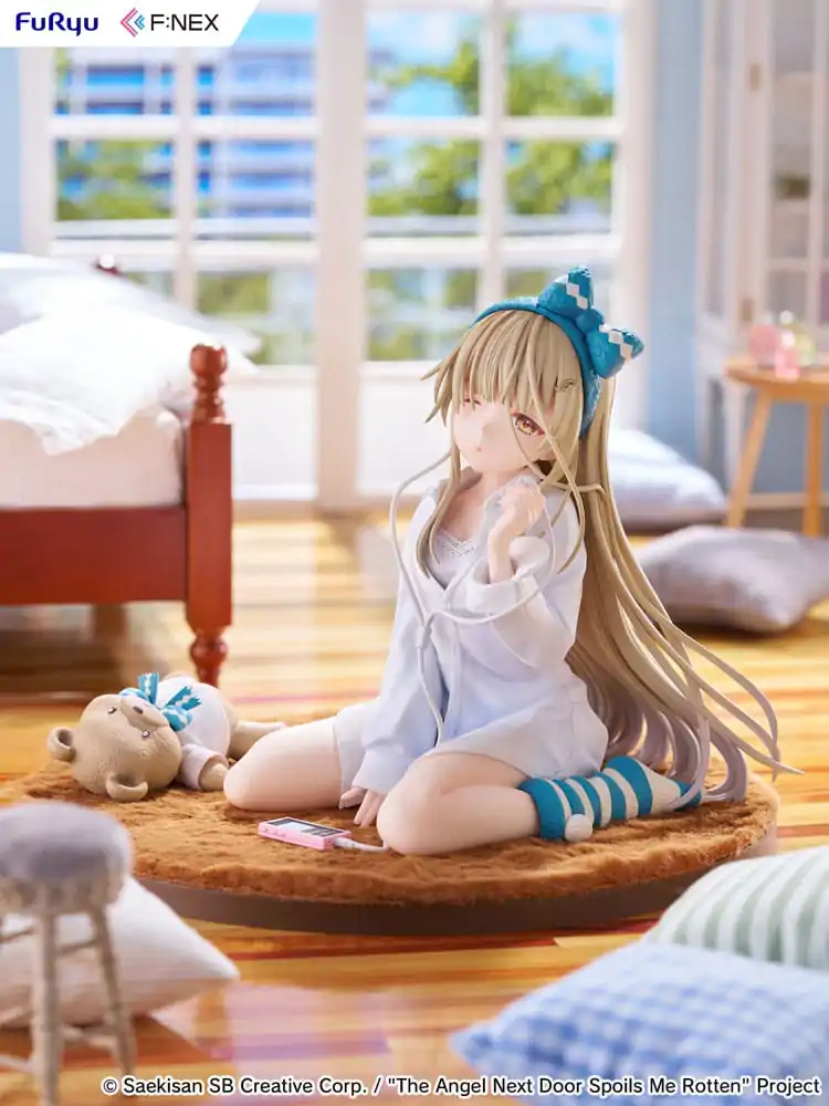 The Angel Next Door Spoils Me Rotten F:Nex PVC figura 1/7 Mahiru Shiina Relax Ver. 14 cm fotografija izdelka