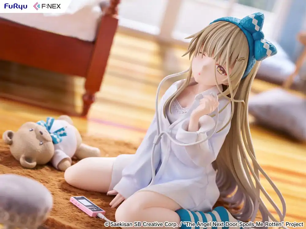 The Angel Next Door Spoils Me Rotten F:Nex PVC figura 1/7 Mahiru Shiina Relax Ver. 14 cm fotografija izdelka