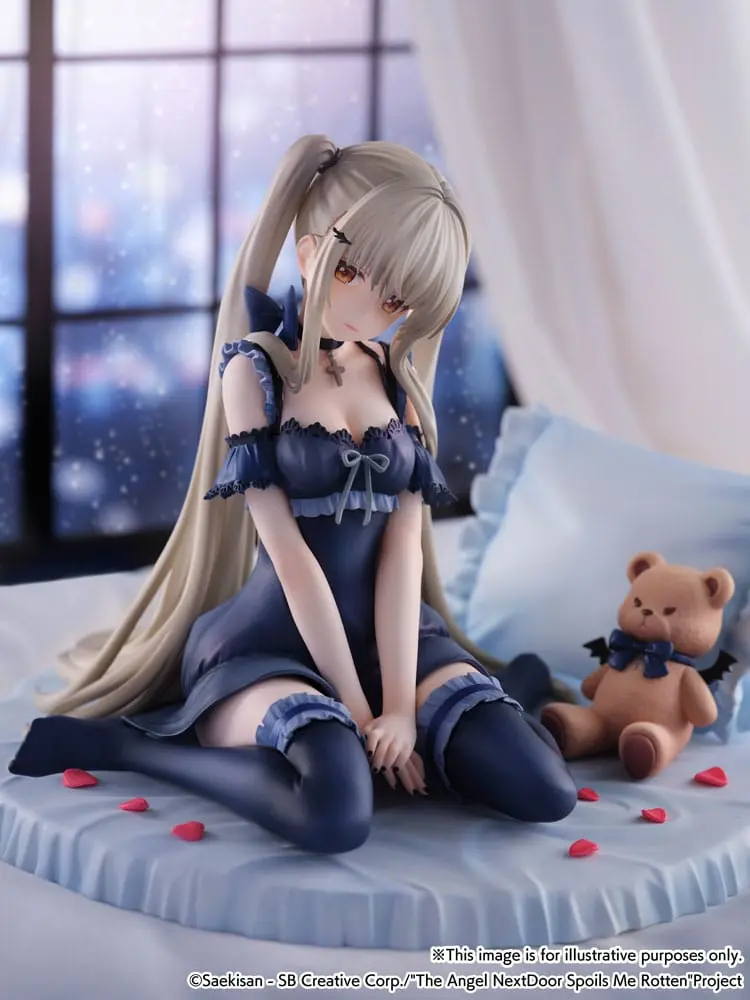 The Angel Next Door Spoils Me Rotten SHIBUYA SCRAMBLE FIGURE PVC Kip 1/6 Mahiru Shiina -Little Devil Ver.- 15 cm fotografija izdelka
