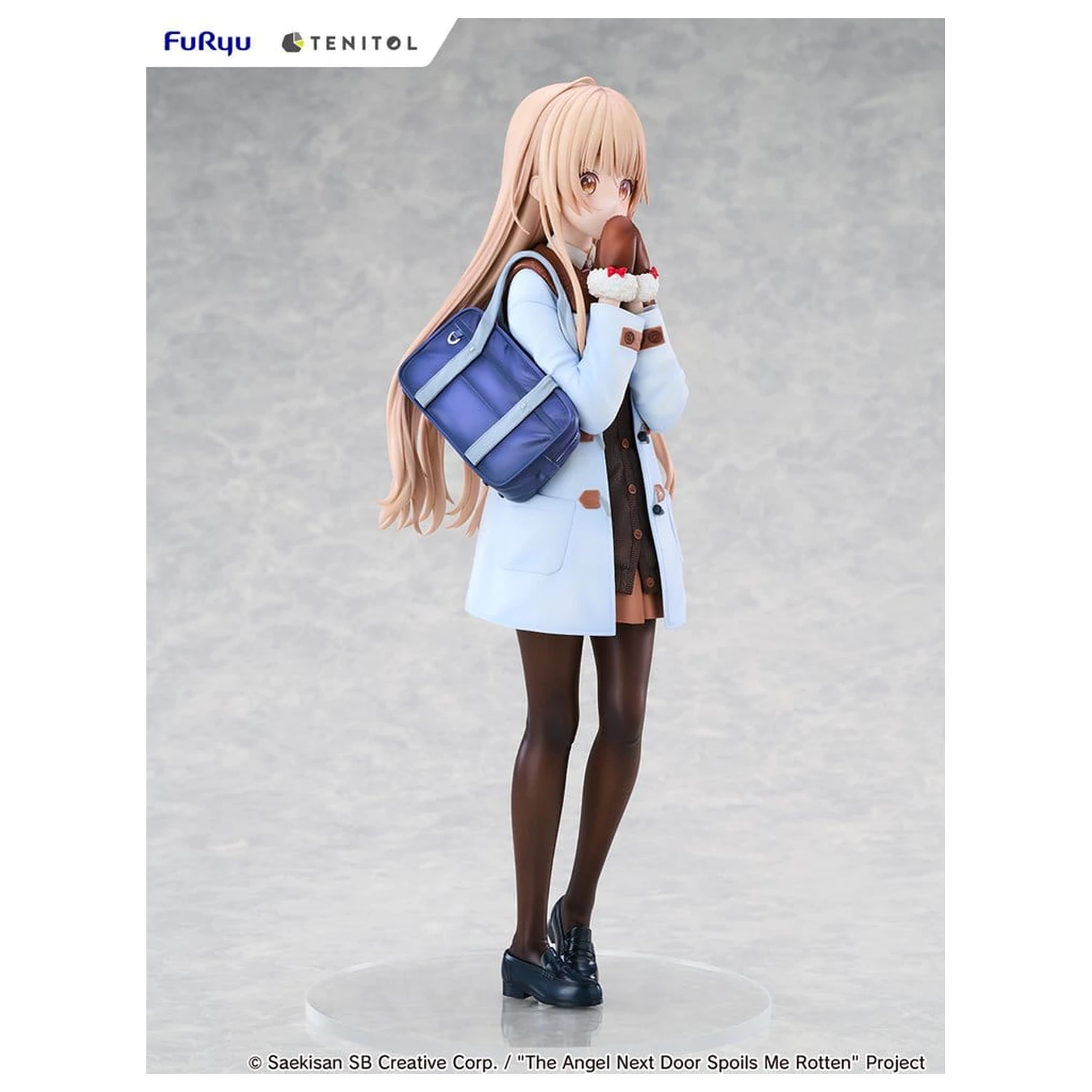The Angel Next Door Spoils Me Rotten Tenitol Tall PVC figura Mahiru Shiina Winter clothes Ver. 30 cm fotografija izdelka