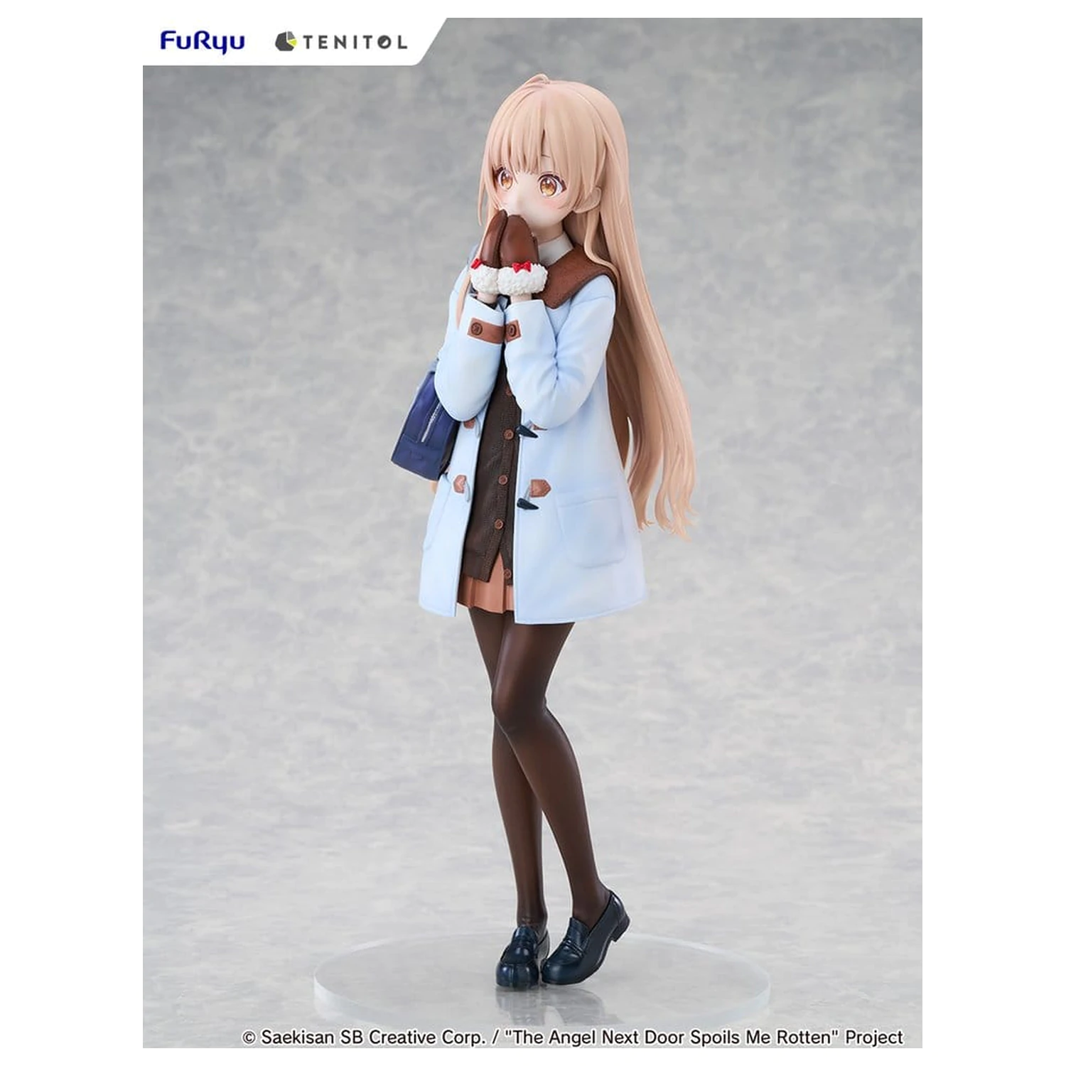 The Angel Next Door Spoils Me Rotten Tenitol Tall PVC figura Mahiru Shiina Winter clothes Ver. 30 cm fotografija izdelka