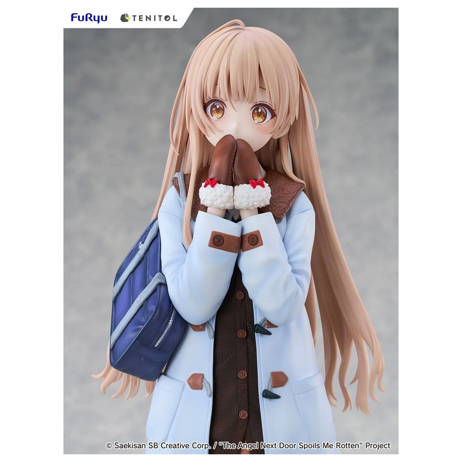 The Angel Next Door Spoils Me Rotten Tenitol Tall PVC figura Mahiru Shiina Winter clothes Ver. 30 cm fotografija izdelka
