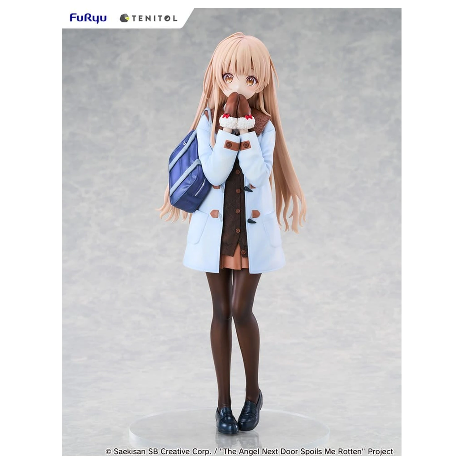 The Angel Next Door Spoils Me Rotten Tenitol Tall PVC figura Mahiru Shiina Winter clothes Ver. 30 cm fotografija izdelka