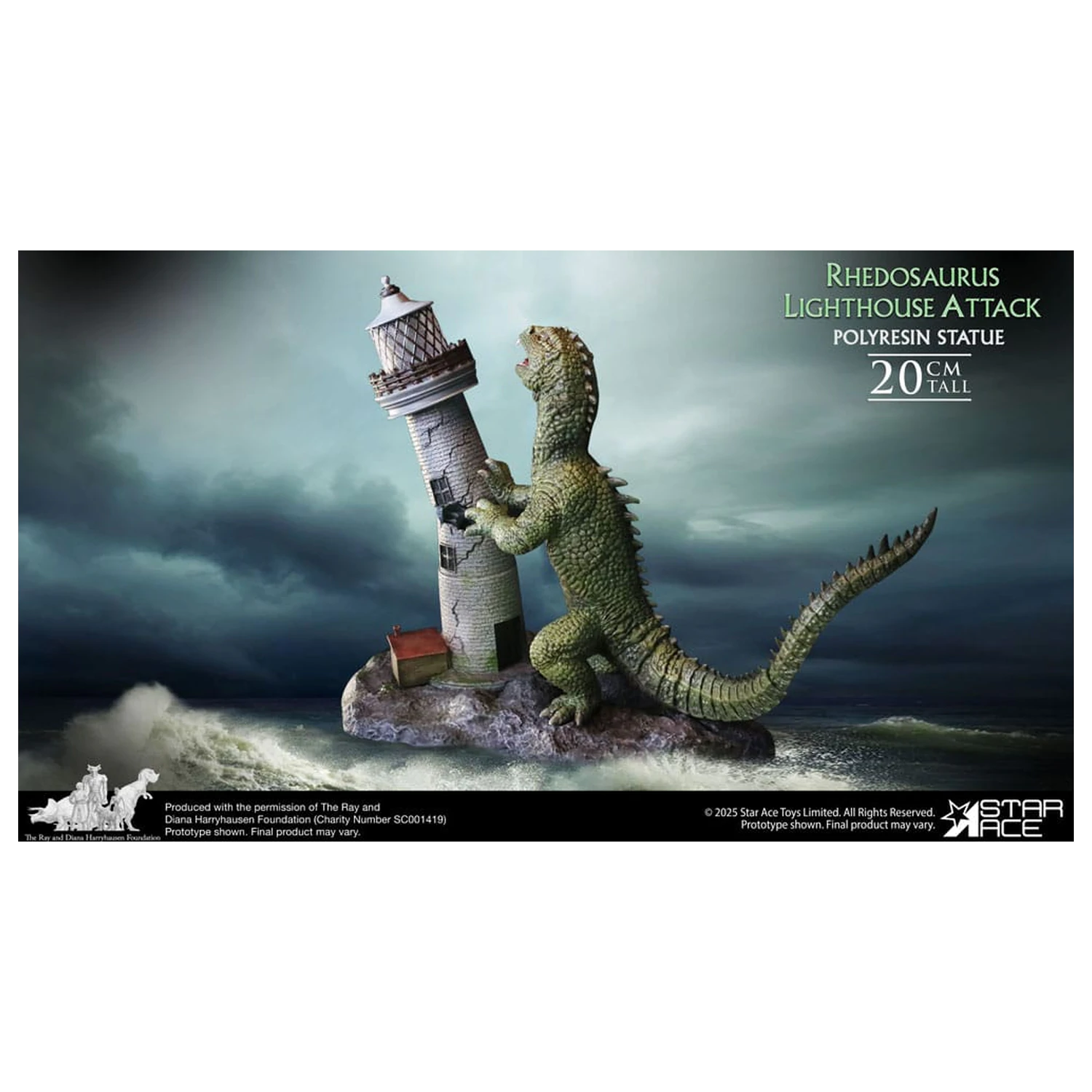 The Beast from 20,000 Fathoms Smola Kip 1/8 Ray Harryhausens Rhedosaurus 20 cm fotografija izdelka