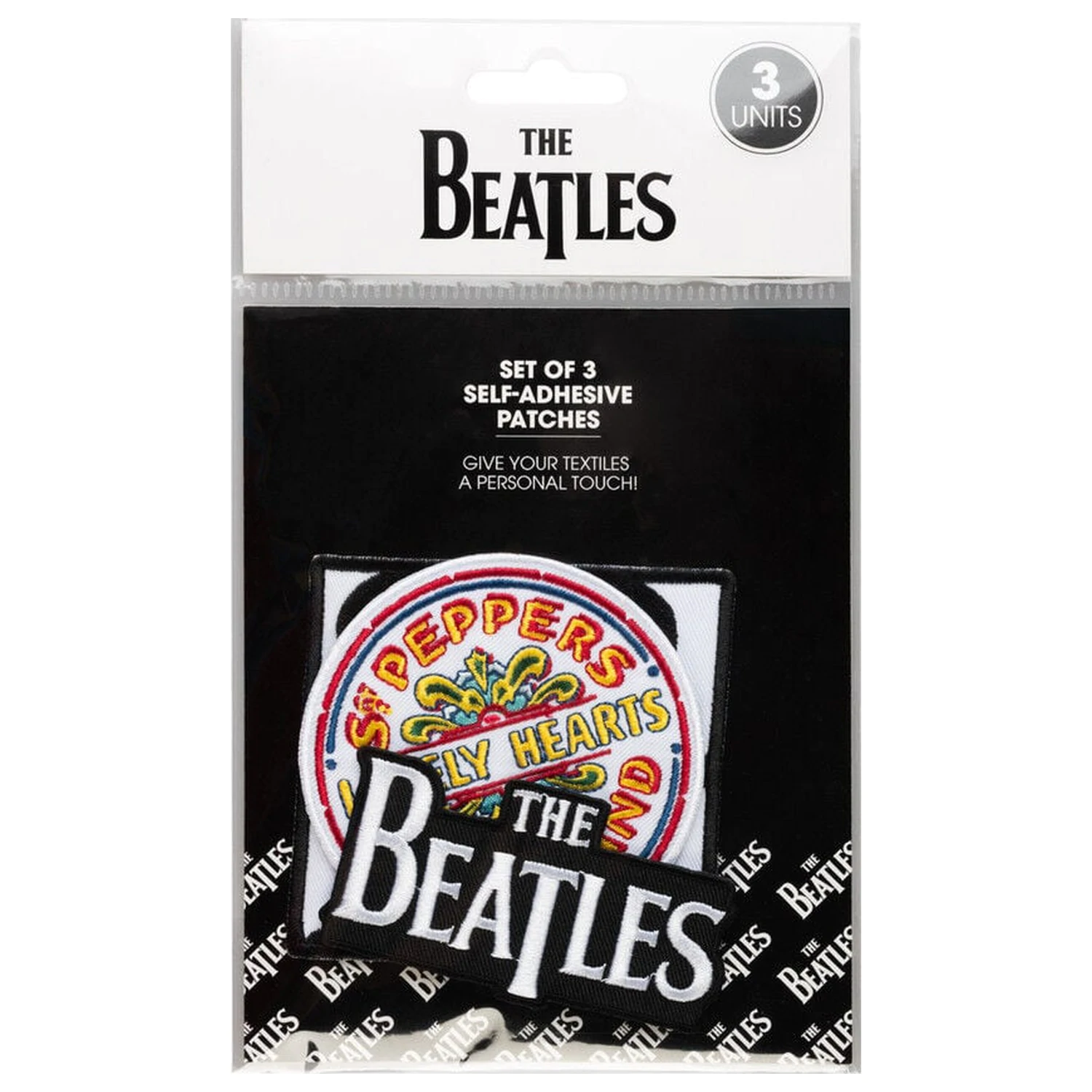 The Beatles komplet 3 našitkov fotografija izdelka