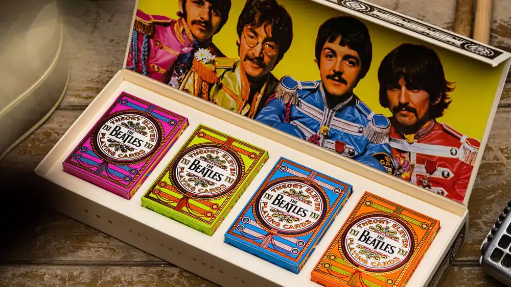 The Beatles Playing Cards Komplet Škatel (4 Kompleti) fotografija izdelka