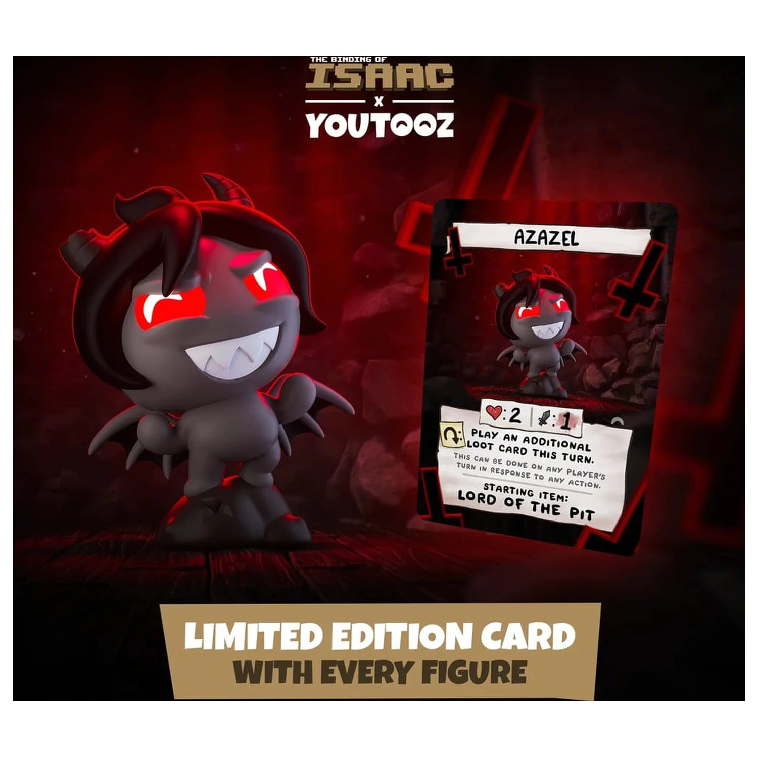 The Binding of Isaac Vinilna figura Azazel 9 cm fotografija izdelka