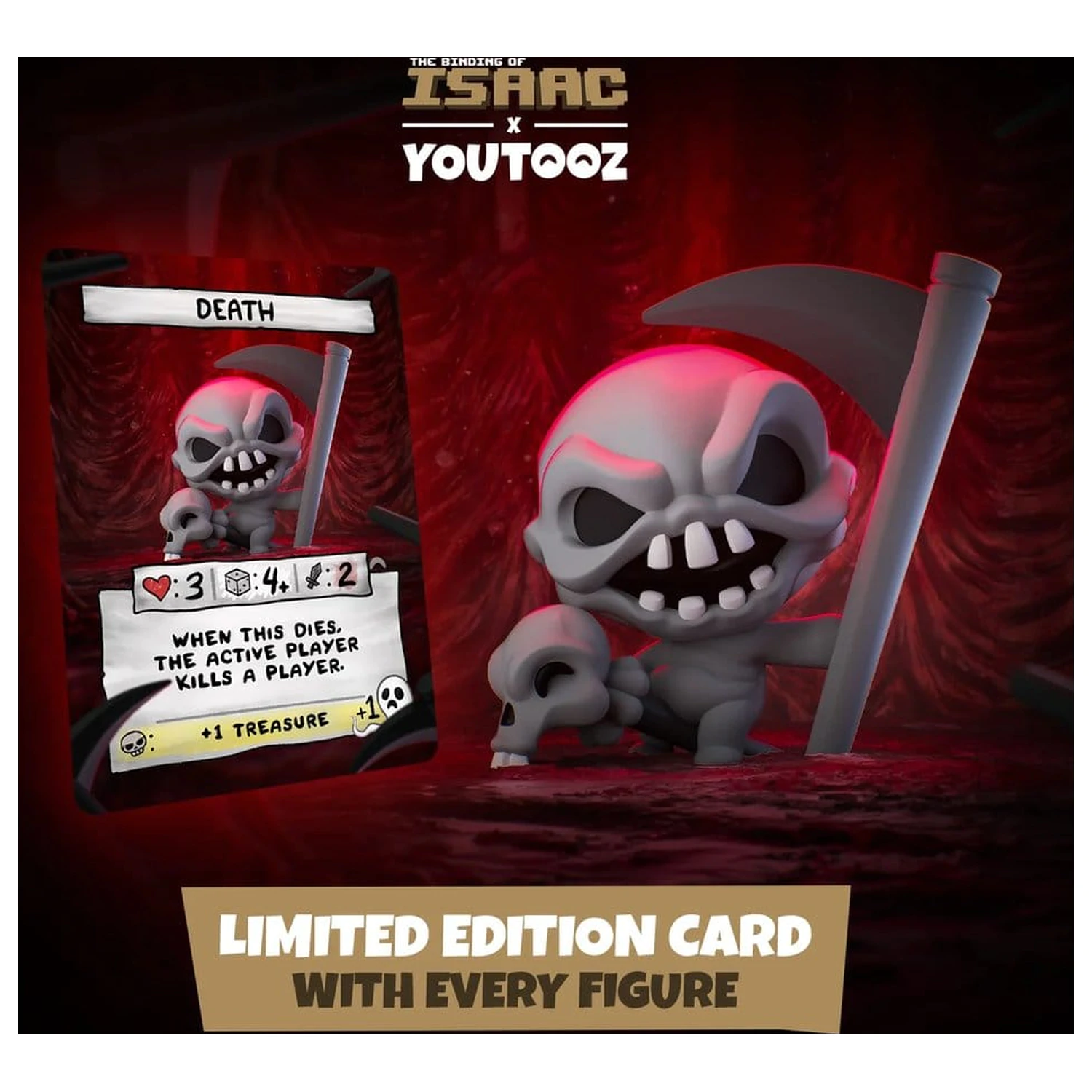 The Binding of Isaac Vinilna figura Death 8 cm fotografija izdelka