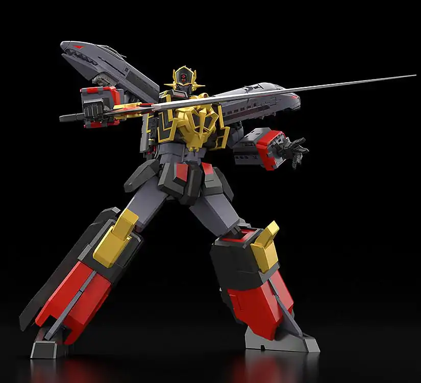 The Brave Express Might Gaine akcijska figura The Gattai Black Might Gaine 26 cm fotografija izdelka