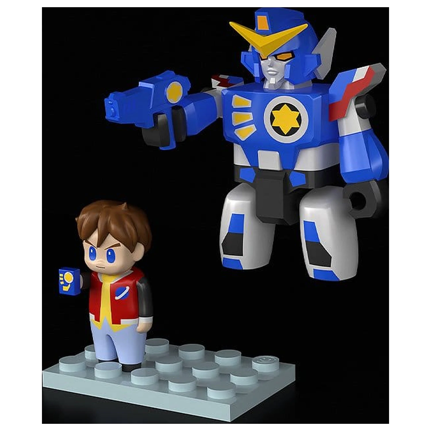 The Brave Fighter of Legend Da-Garn Brickroid akcijske figure 2-pak Da-Garn & Seiji Takasugi set fotografija izdelka