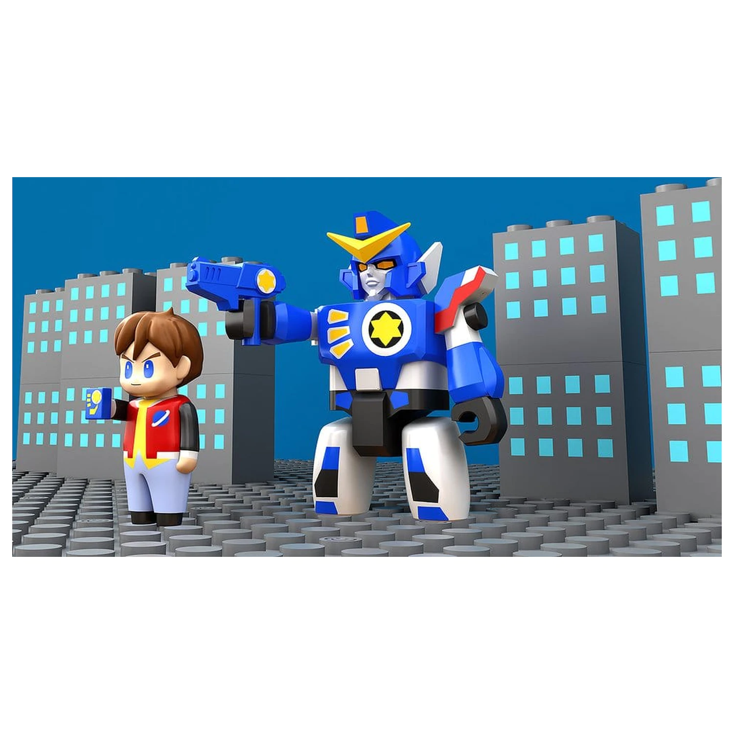 The Brave Fighter of Legend Da-Garn Brickroid akcijske figure 2-pak Da-Garn & Seiji Takasugi set fotografija izdelka