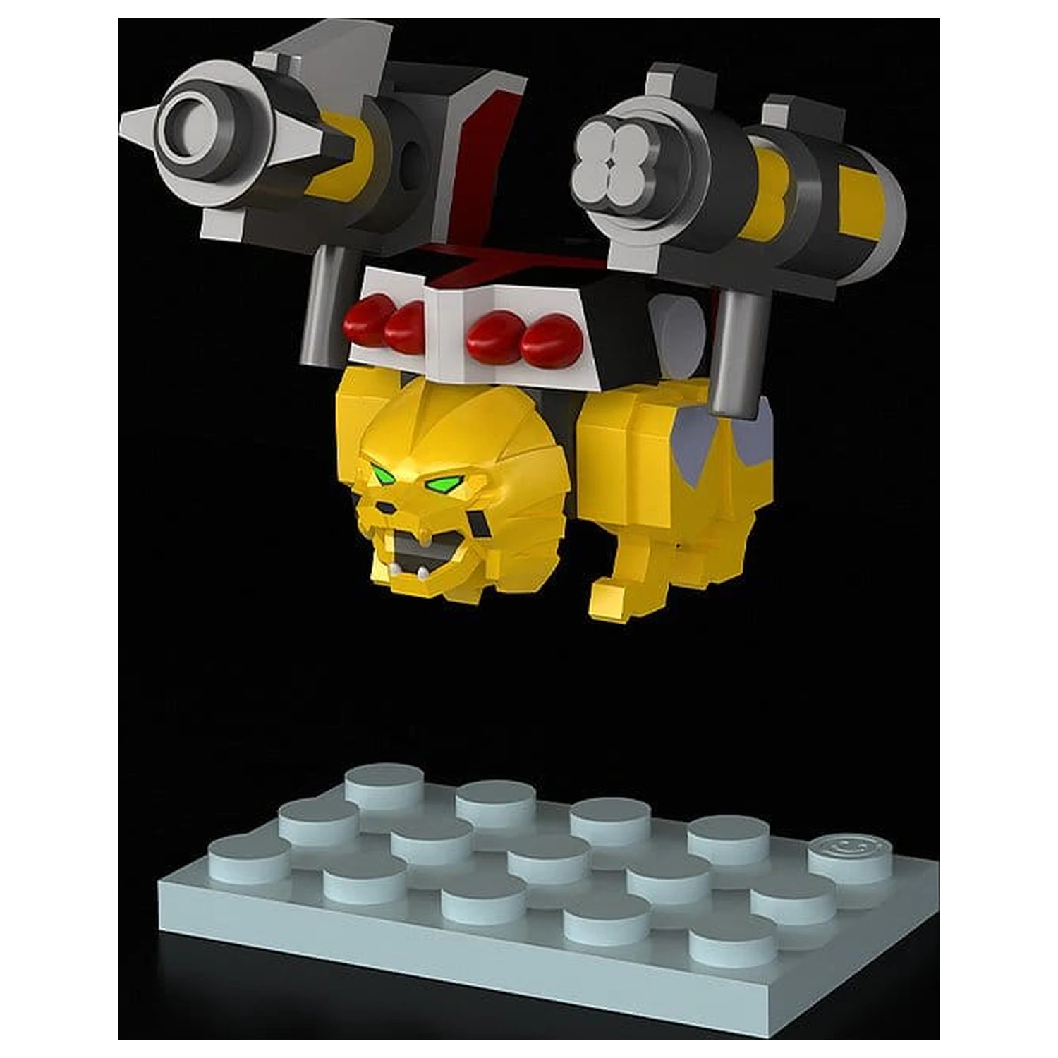 The Brave Fighter of Legend Da-Garn Brickroid Akcijska figura Ga-Orn (Animal Mode) 2 cm fotografija izdelka