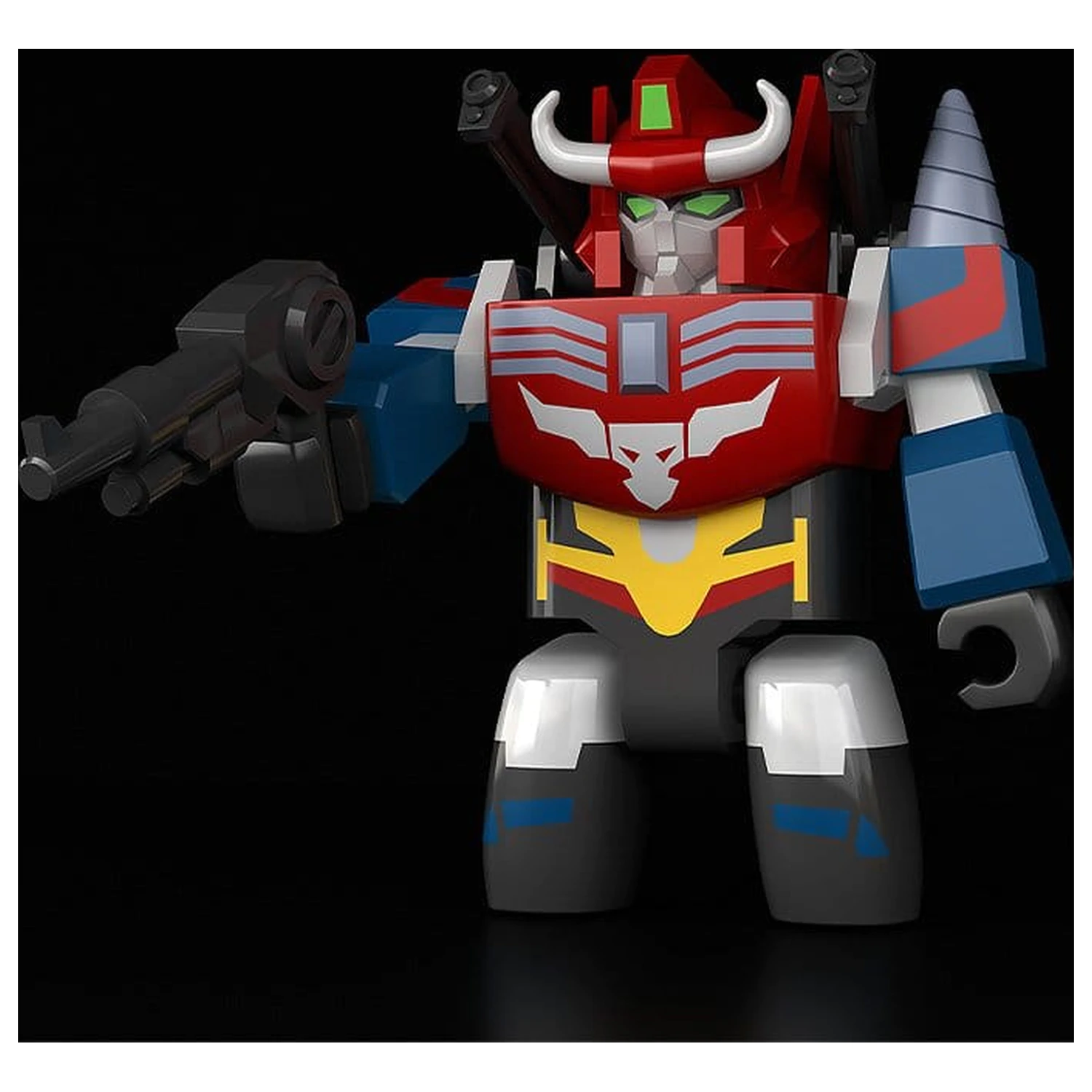 The Brave Fighter of Legend Da-Garn Brickroid akcijska figura Land Bison 5 cm fotografija izdelka