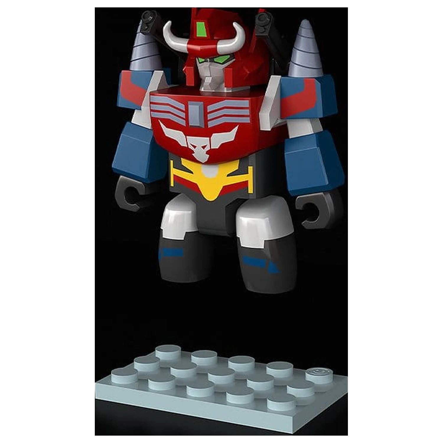 The Brave Fighter of Legend Da-Garn Brickroid akcijska figura Land Bison 5 cm fotografija izdelka