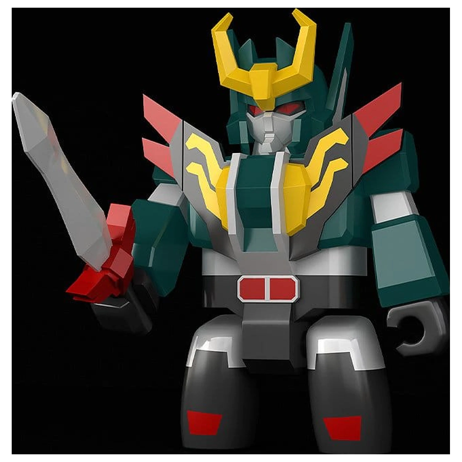 The Brave Fighter of Legend Da-Garn Brickroid Akcijska figura Seven Changer 5 cm fotografija izdelka