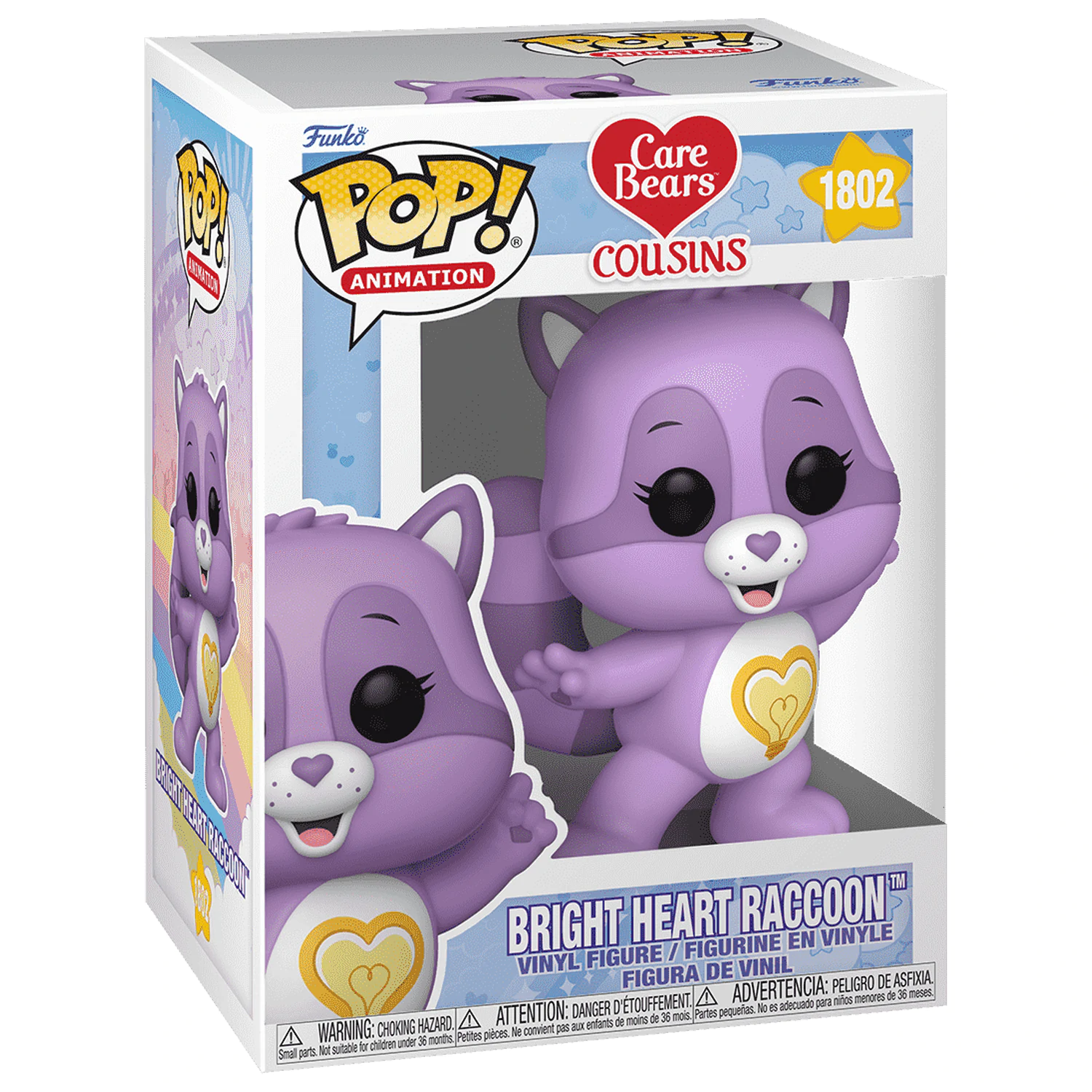The Care Bears Funko POP! Animation Vinyl Figurica Bright Heart Raccoon 9 cm fotografija izdelka