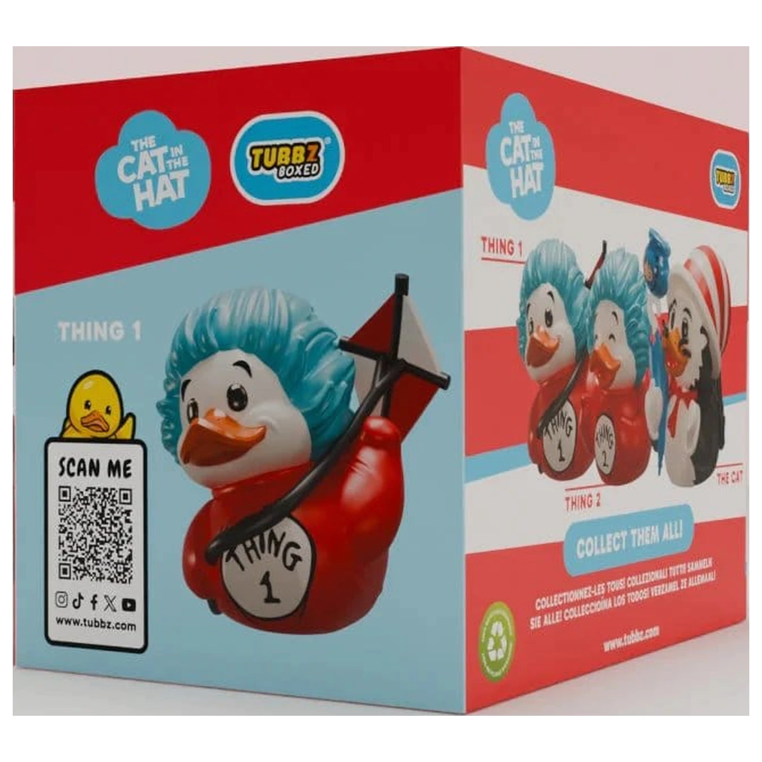 The Cat in the Hat Tubbz PVC figurica Thing 1 Boxed Edition 10 cm fotografija izdelka