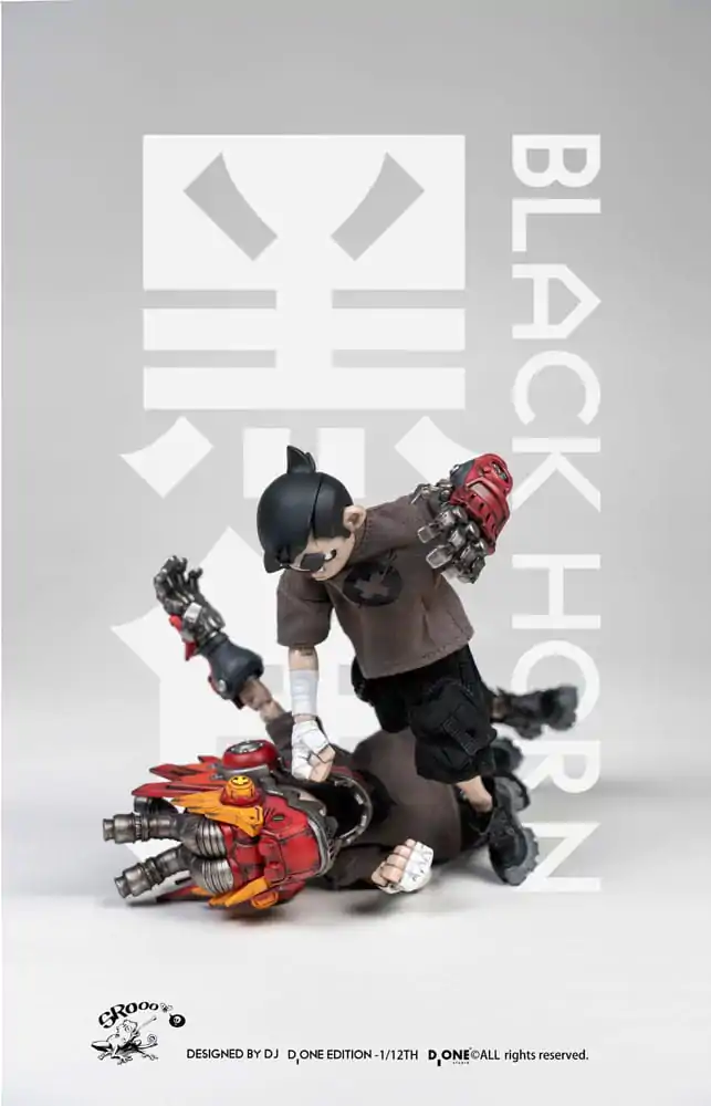Komplet akcijske figure The Circle 1/12 Black Horn Year of the Loong Limited Edition 16 cm fotografija izdelka