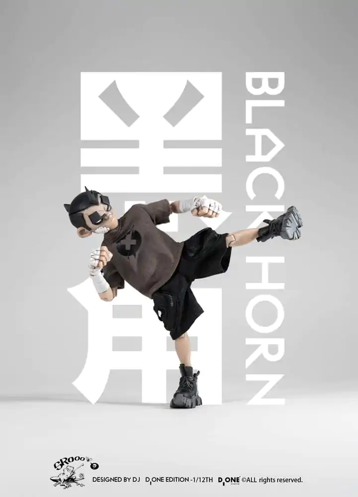 Komplet akcijske figure The Circle 1/12 Black Horn Year of the Loong Limited Edition 16 cm fotografija izdelka