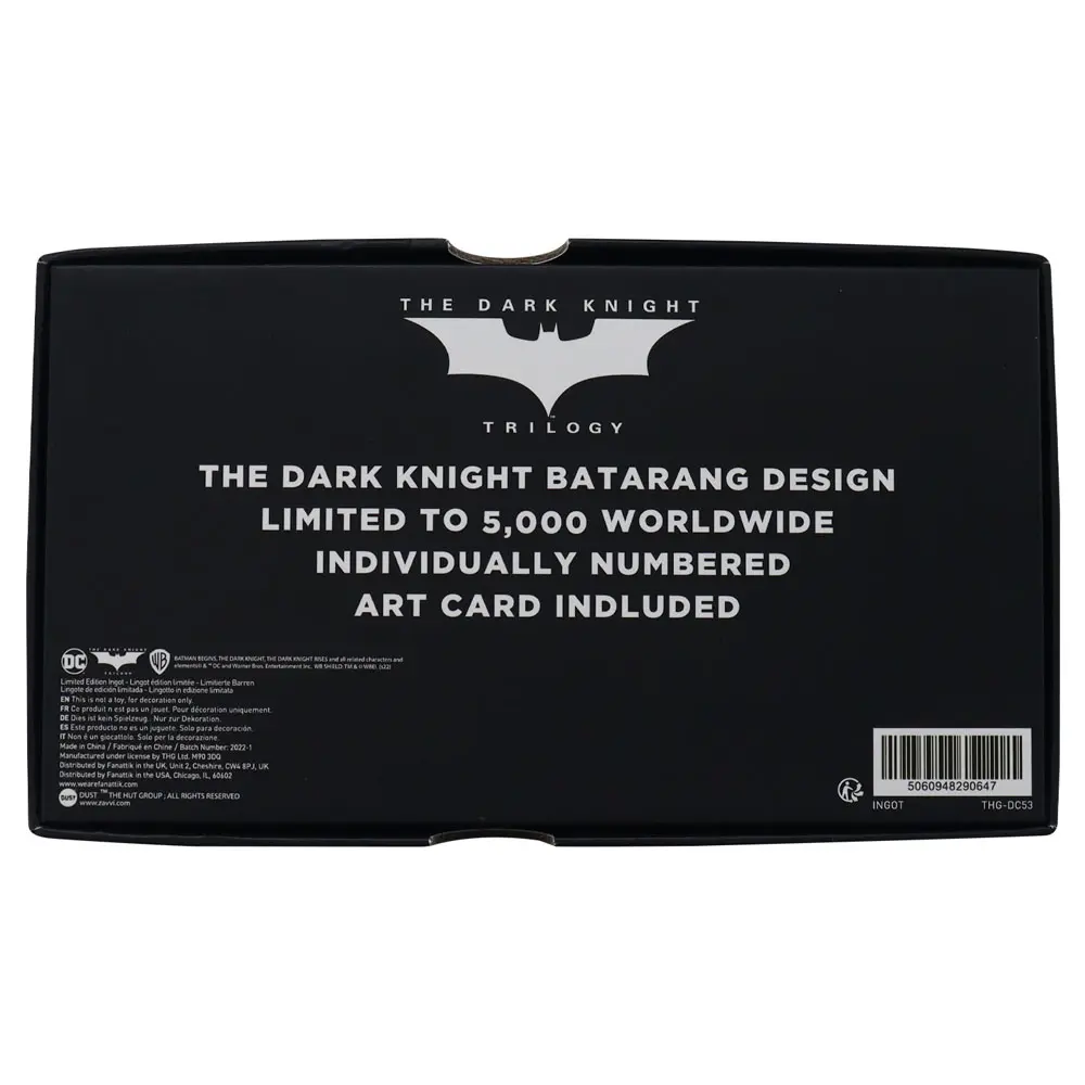 The Dark Knight Replica Batman Batarang Limited Edition 18 cm fotografija izdelka