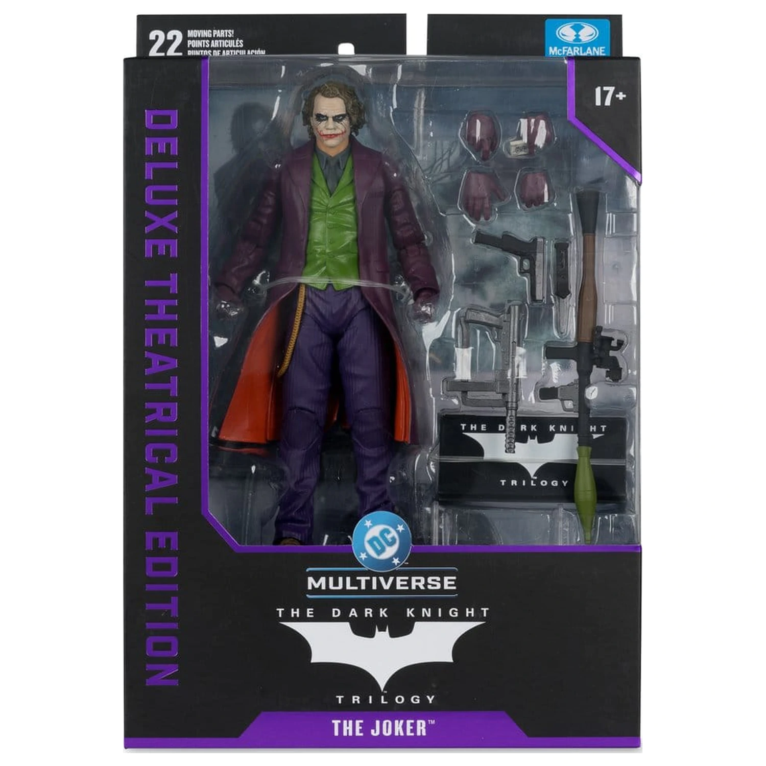 The Dark Knight DC Multiverse Deluxe Theatrical Edition akcijska figura Joker 18 cm fotografija izdelka