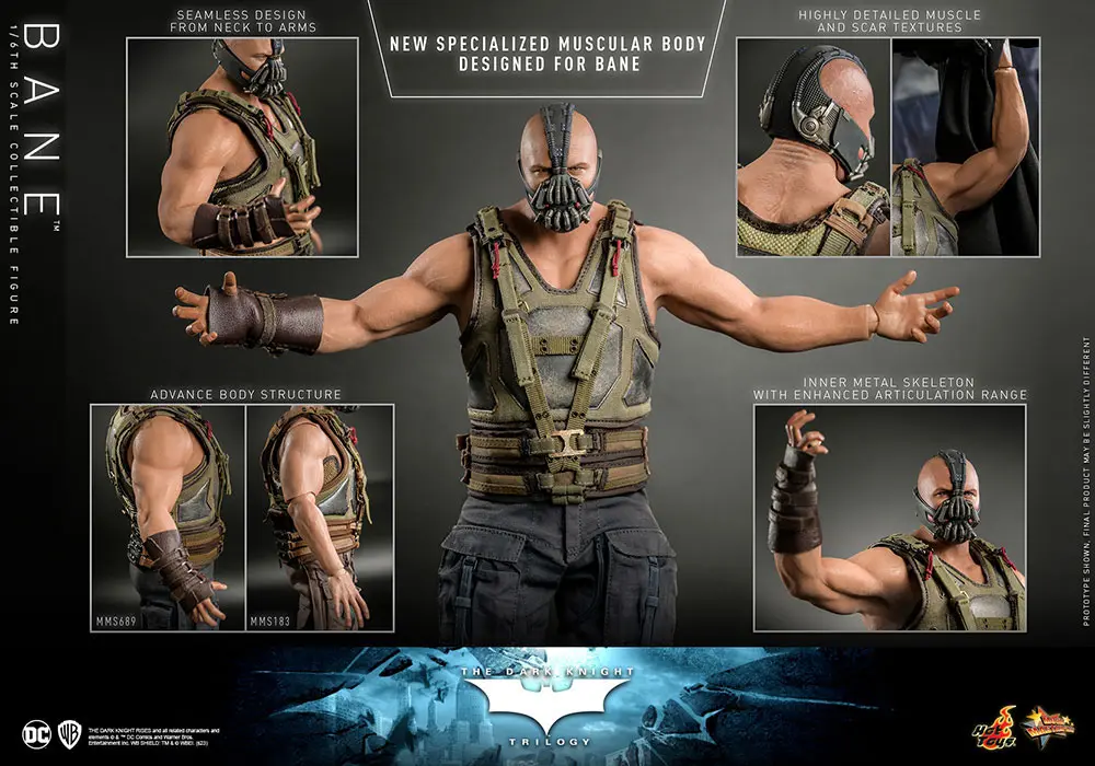 The Dark Knight Trilogy Movie Masterpiece Akcijska Figura 1/6 Bane 31 cm fotografija izdelka