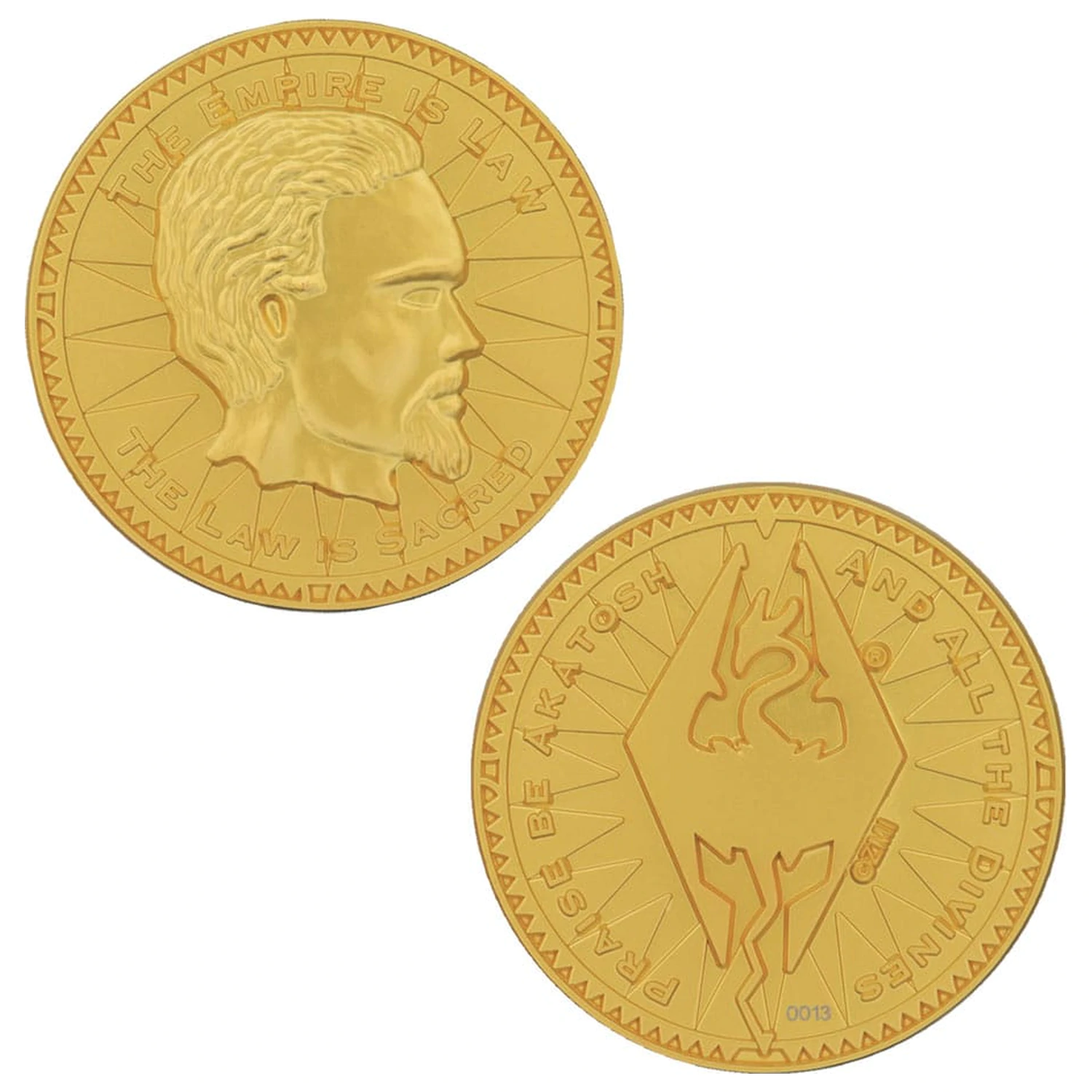 The Elder Scrolls Zbirateljski Kovanec Septim Misty Gold Edition fotografija izdelka
