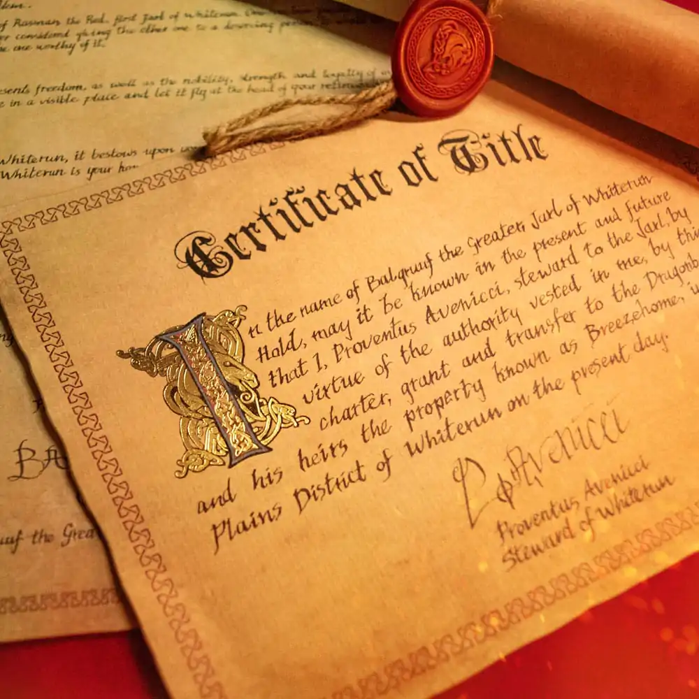 The Elder Scrolls: Skyrim Gift Box Whiterun Honorary Citizen Komplet skrinje častnega meščana fotografija izdelka