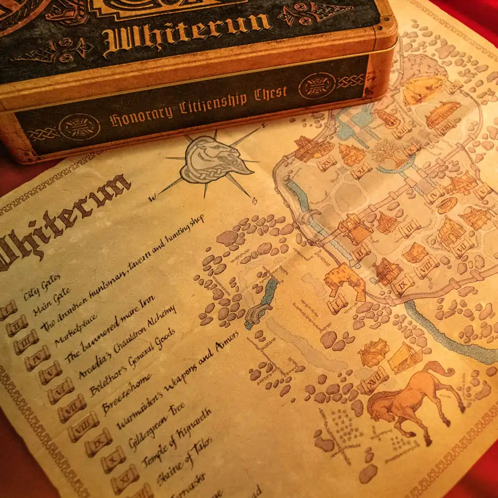 The Elder Scrolls: Skyrim Gift Box Whiterun Honorary Citizen Komplet skrinje častnega meščana fotografija izdelka