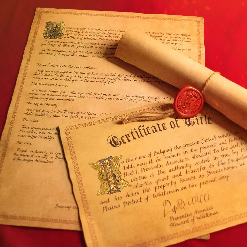 The Elder Scrolls: Skyrim Gift Box Whiterun Honorary Citizen Komplet skrinje častnega meščana fotografija izdelka