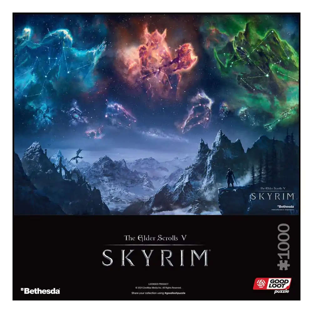 The Elder Scrolls V Gaming Puzzle Skyrim (1000 kosov) fotografija izdelka