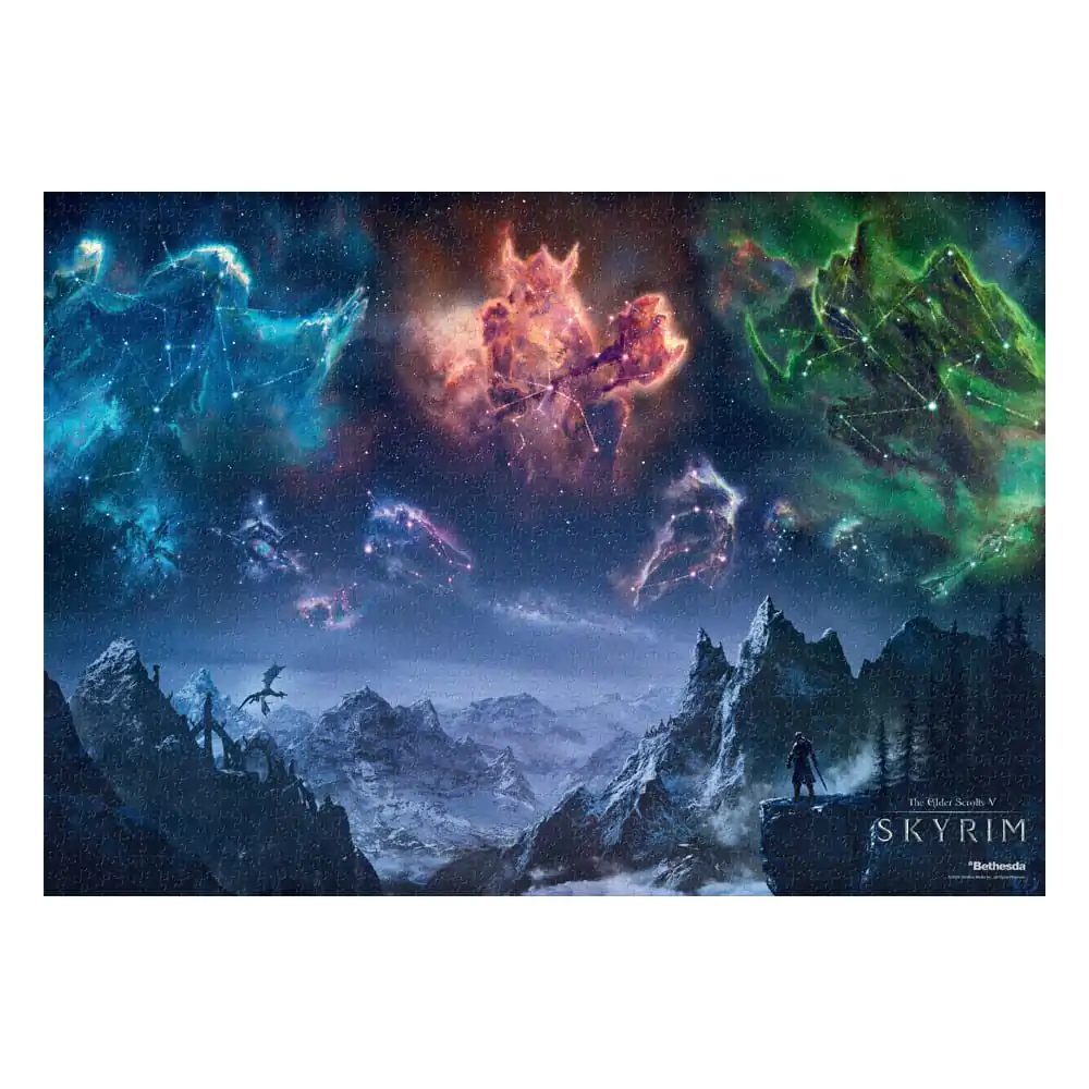 The Elder Scrolls V Gaming Puzzle Skyrim (1000 kosov) fotografija izdelka