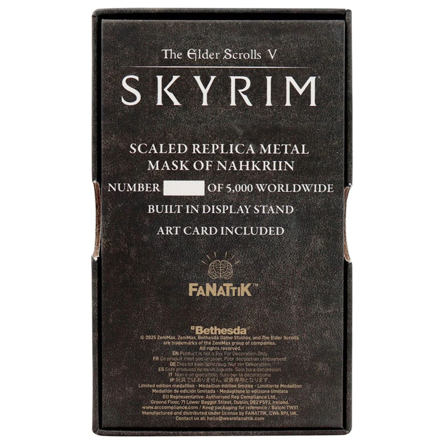 The Elder Scrolls V Replika Skyrim Nahkriin Dragon Priest Maska Omejena izdaja fotografija izdelka