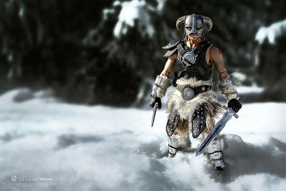 Akcijska figura The Elder Scrolls V Skyrim 1/6 Dragonborn Deluxe Edition 32 cm fotografija izdelka